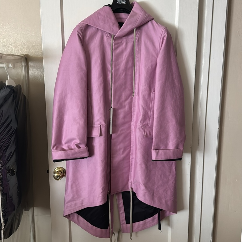 Rick Owens Pink parka jacket